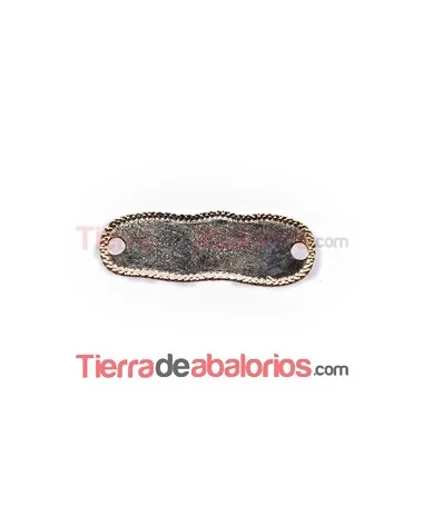Entrepieza Irregular 33x12mm, Dorada Entrepieza Irregular 33x12mm, Dorada