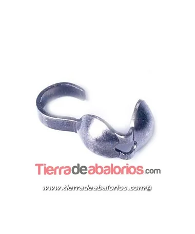 Terminal Tapanudos 4mm, Plata Vieja (10 uds)