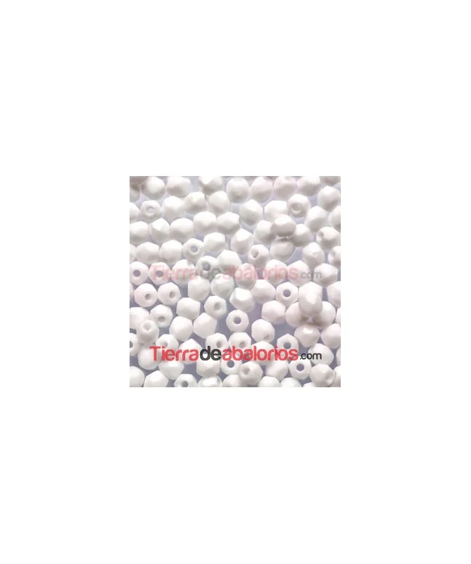 Facetada 3mm Blanco Mate
