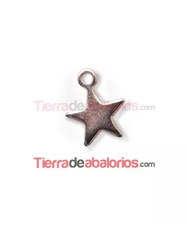 Colgante Estrella 15x12mm, Oro Rosa