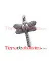 Colgante Libelula 20x15mm, Plateado