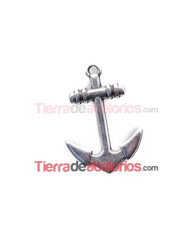 Colgante Ancla 28x19mm, Plateado Colgante Ancla 28x19mm, Plateado