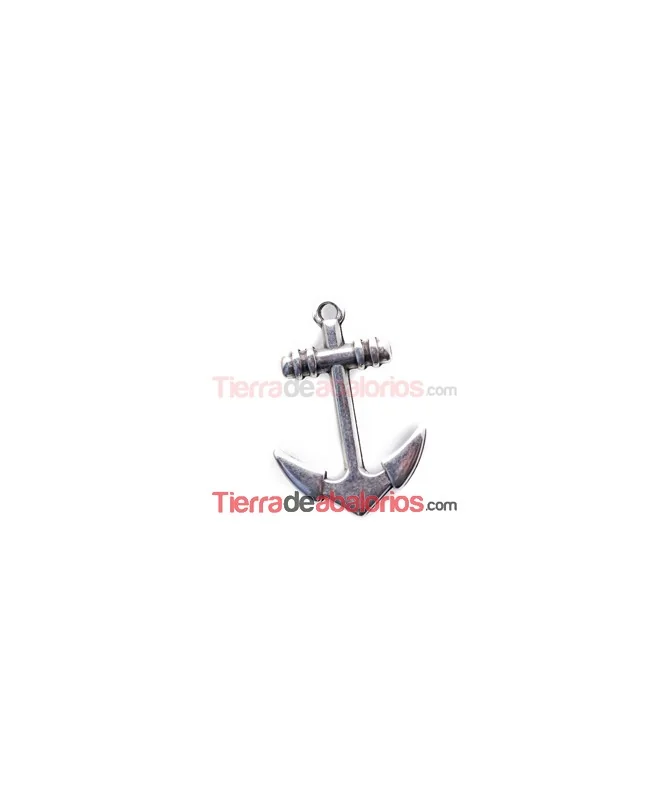 Colgante Ancla 28x19mm, Plateado