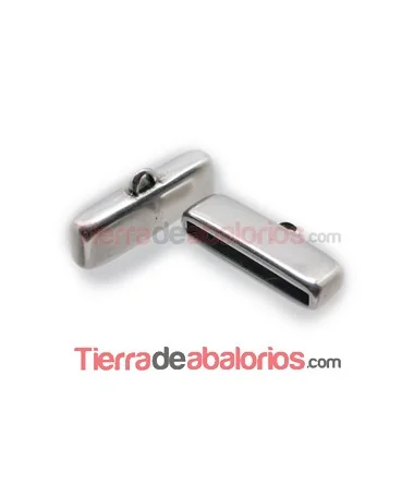 Terminal 28x9mm Agujero 25x2mm, Plateado Terminal 28x9mm Agujero 25x2mm, Plateado