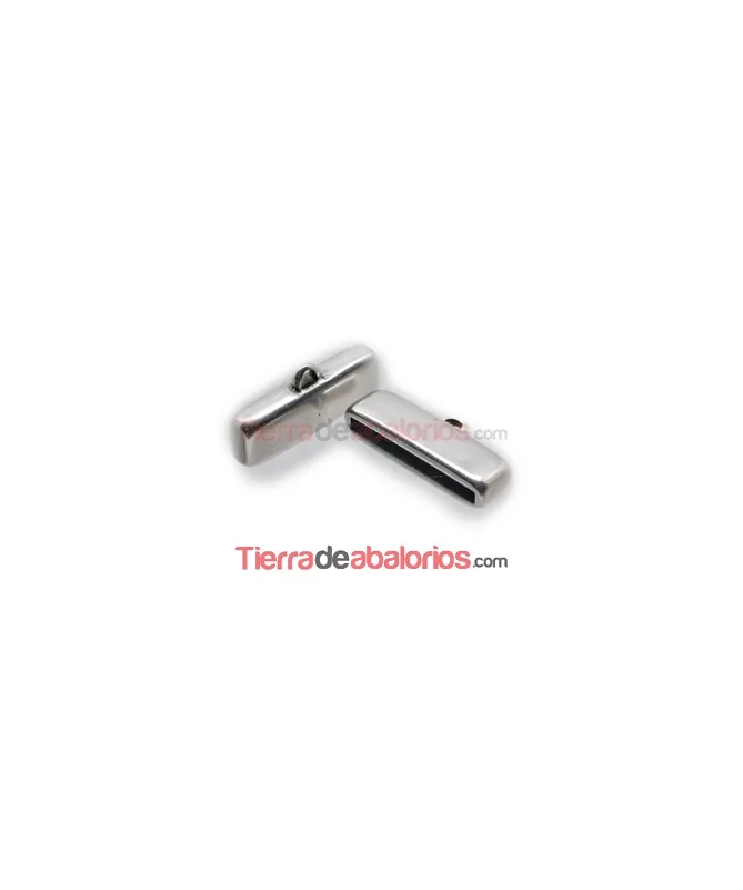 Terminal 28x9mm Agujero 25x2mm, Plateado