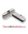 Terminal 28x9mm Agujero 25x2mm, Plateado