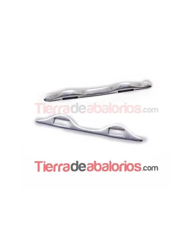 Entrepieza para Pulsera 37x5mm 2 Agujeros 5,5x2,3mm