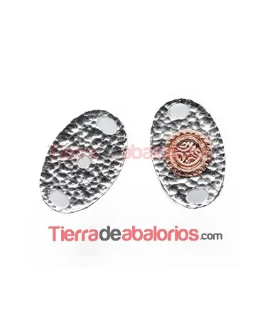 Conector Oval Personalizable 26x17m, Plateado Conector Oval Personalizable 26x17m, Plateado
