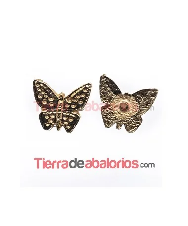Mariposa con Perno 13x11mm Dorada