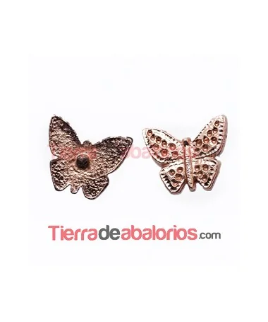 Mariposa con Perno 13x11mm Oro Rosa