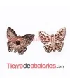 Mariposa con Perno 13x11mm Oro Rosa