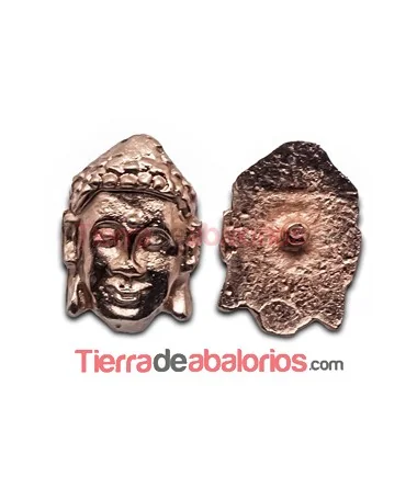 Buda con Perno 13x10mm Oro Rosa