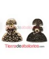 Menina con Perno 13x11mm Dorada