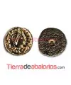 Moneda Antigua con Perno 11mm Dorada