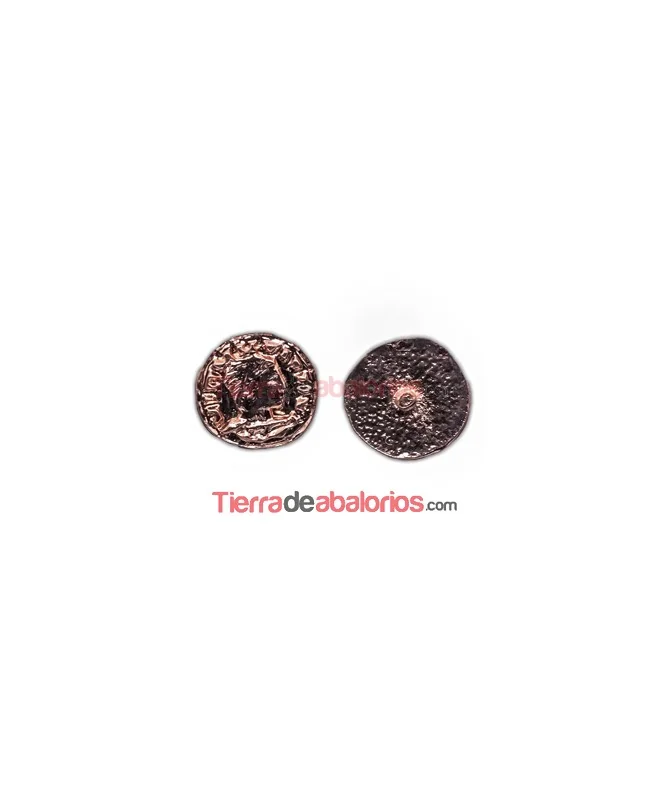 Moneda Antigua con Perno 11mm Oro Rosa