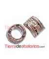 Tubo Irregular 7x9mm Agujero 5,5mm Cobre