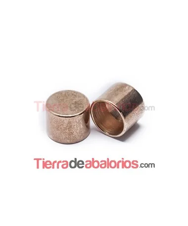 Terminal 12x10mm Agujero 10mm, Oro Rosa Terminal 12x10mm Agujero 10mm, Oro Rosa