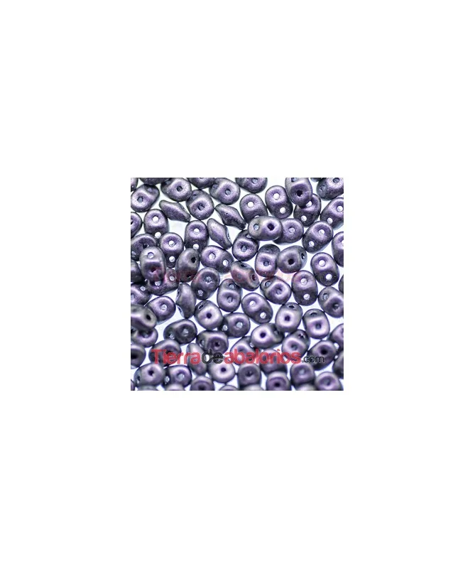 Superdúo 2,5x5mm Metallic Mate Violet