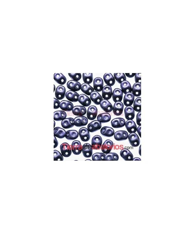 Superdúo 2,5x5mm Metallic Mate Dark Purple Superdúo 2,5x5mm Metallic Mate Dark Purple