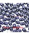 Superdúo 2,5x5mm Metallic Mate Dark Purple