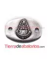 Conector 32x20mm Virgen del Rocío, Plateada