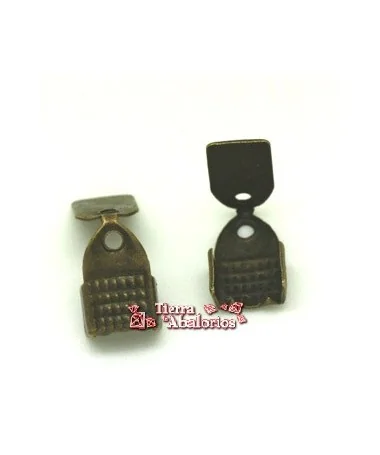 Terminal con Tapa 5x6mm Oro Viejo