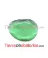 Ojo de Gato Facetado Cabujón 20x15mm Verde Esmeralda