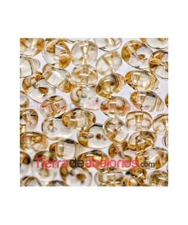 Superdúo 2,5x5mm Luster Topaz Gold