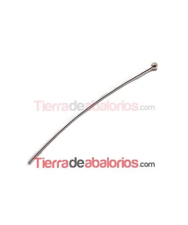 Bastón de 50mm con Tope Bola 2mm, Oro Rosa Bastón de 50mm con Tope Bola 2mm, Oro Rosa