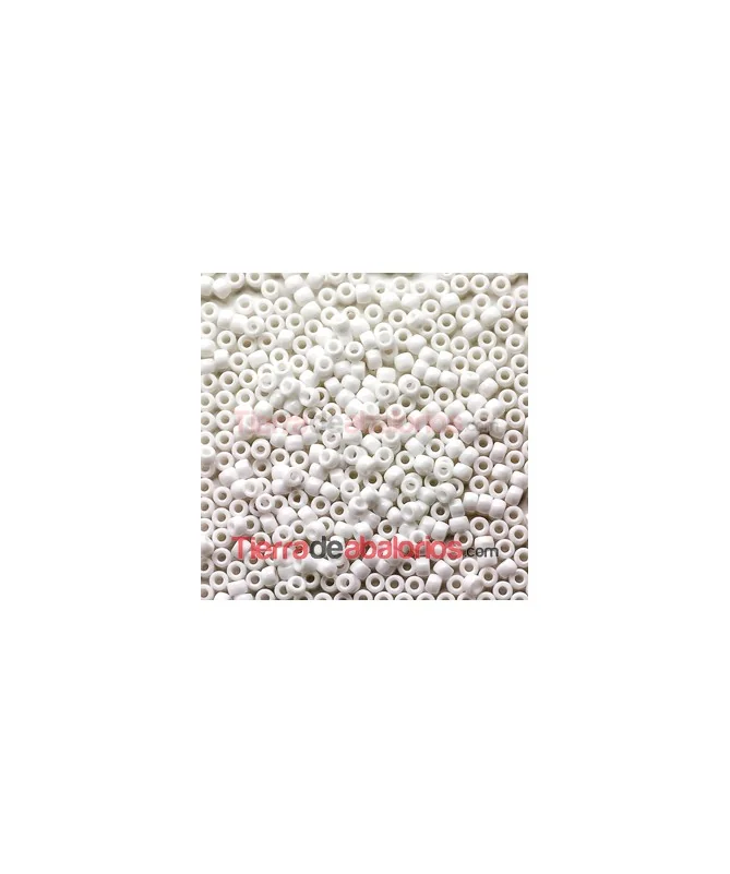 Rocalla Matubo® 7/0 Opaque Chalk White