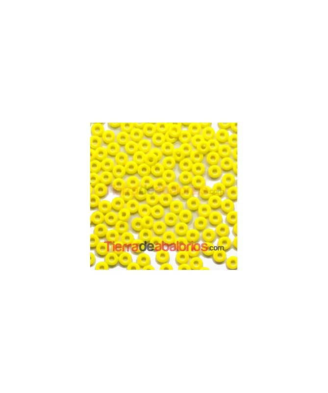 O-Bead 3,8x1mm Opaque Yellow
