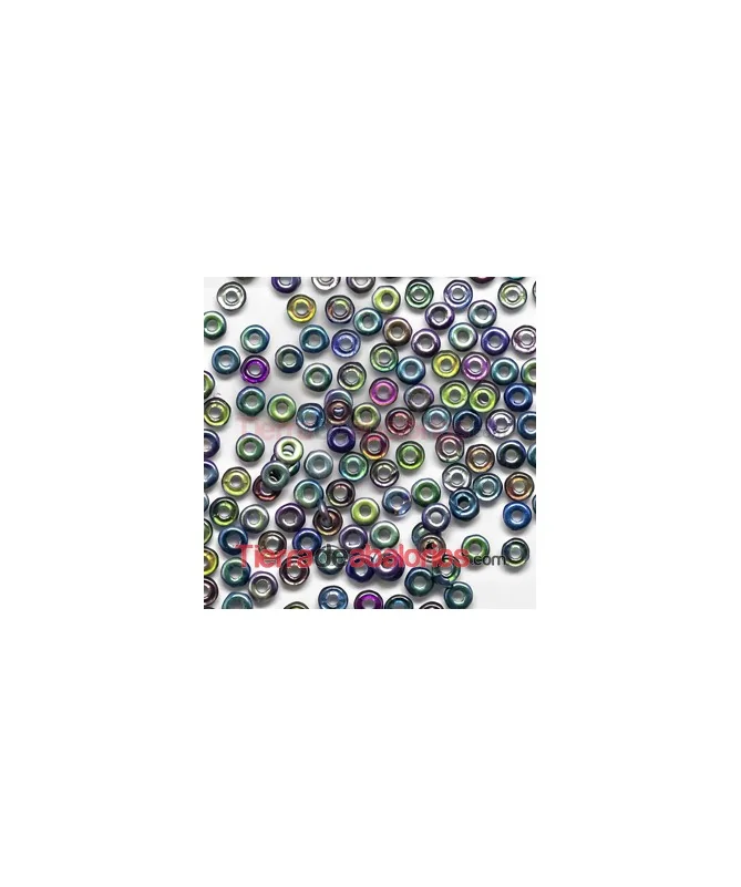 O-Bead 3,8x1mm Magic Rainbow
