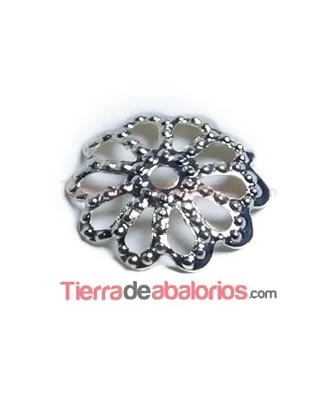 Casquilla Filigrana 9mm, Plateada