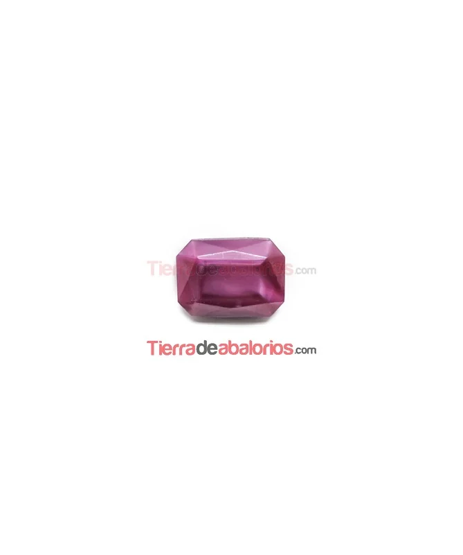 Cabujón Octagono 25x18mm Cherry Silky