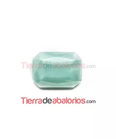 Cabujón Octagono 25x18mm Lagoon Silky