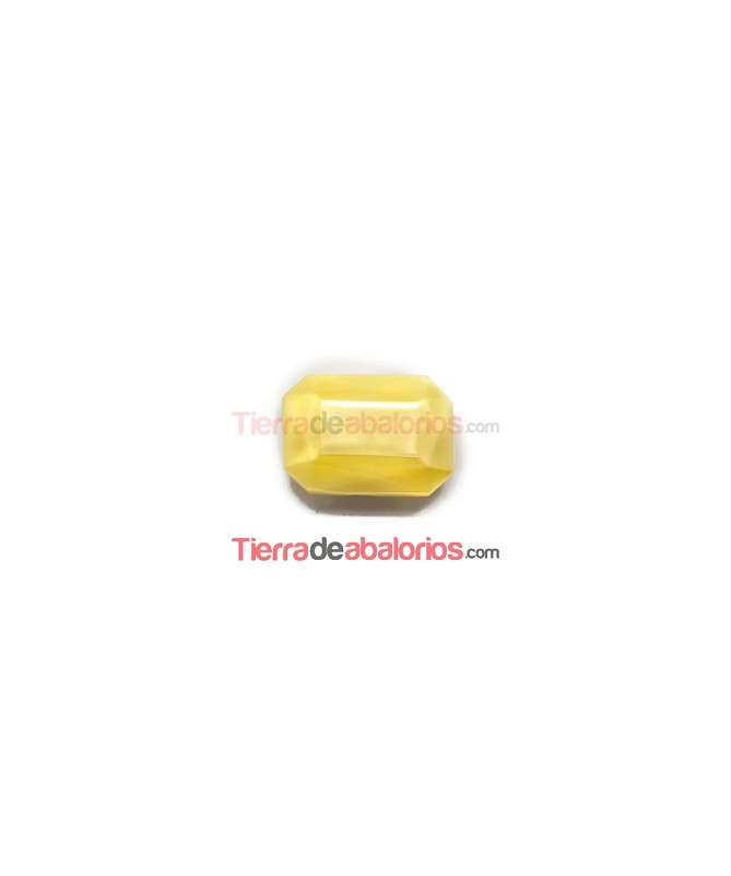 Cabujón Octagono 25x18mm Lemon Silky
