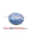 Cabujón Oval Facetado 25x18mm Sky Silky
