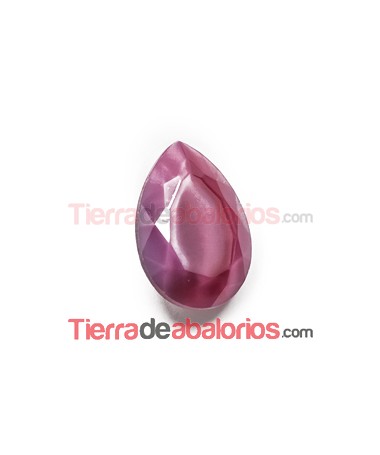 Cabujón Pearshape 25x18mm Cherry Silky