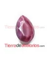 Cabujón Pearshape 25x18mm Cherry Silky