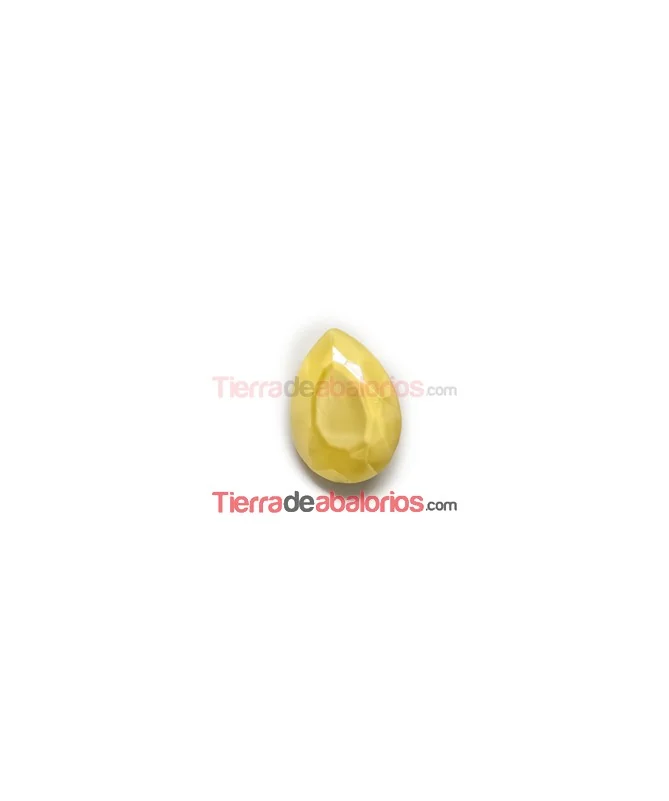 Cabujón Pearshape 25x18mm Lemon Silky