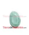 Cabujón Pearshape 25x18mm Lagoon Silky