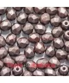 Facetada 4mm Pastel Dark Brown
