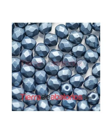 Facetada 4mm Pastel Petrol Facetada 4mm Pastel Petrol