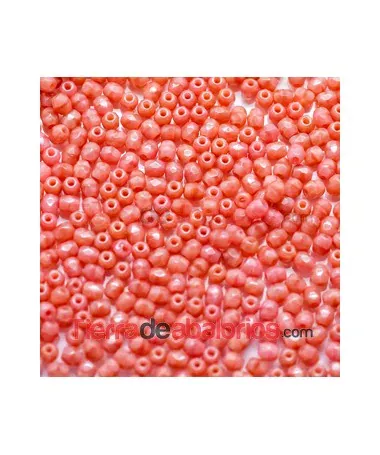 Facetada 3mm Opaque Dark Pink