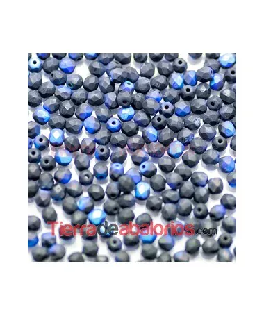 Facetada 4mm Jet Mate AB