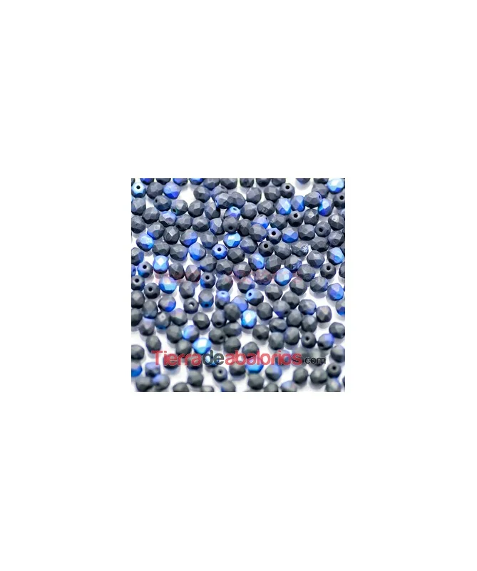 Facetada 4mm Jet Mate AB