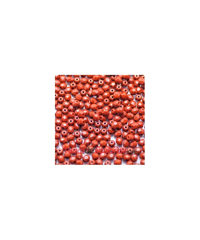 Facetada 4mm Opaque Brown
