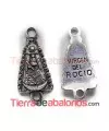 Conector 46x21mm Virgen del Rocío, Plateado