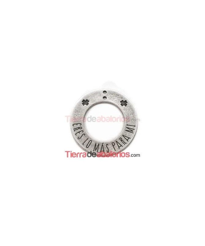 Aro 36mm Eres lo Más Para Mí, Plateado