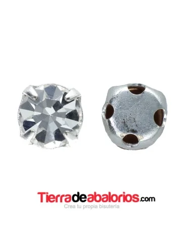 Chatón Engastado Swarovski SS30, Cristal Chatón Engastado Swarovski SS30, Cristal